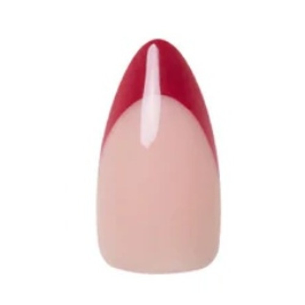 Glamnetic Rose Garden Press-On Nails Short Round Red French Tip- New in Box - Picture 2 of 3
